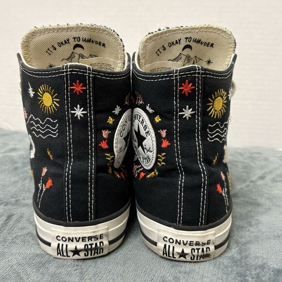 Converse Chuck Taylor All Star High Tops It's Okay To Wander Women’s Size 7.5 - Picture 4 of 13